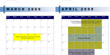 AFL Reading Calendar