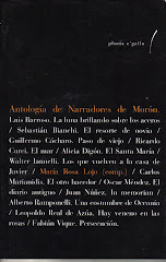Antología de Narradores. Prólogo y selección de María Rosa Lojo