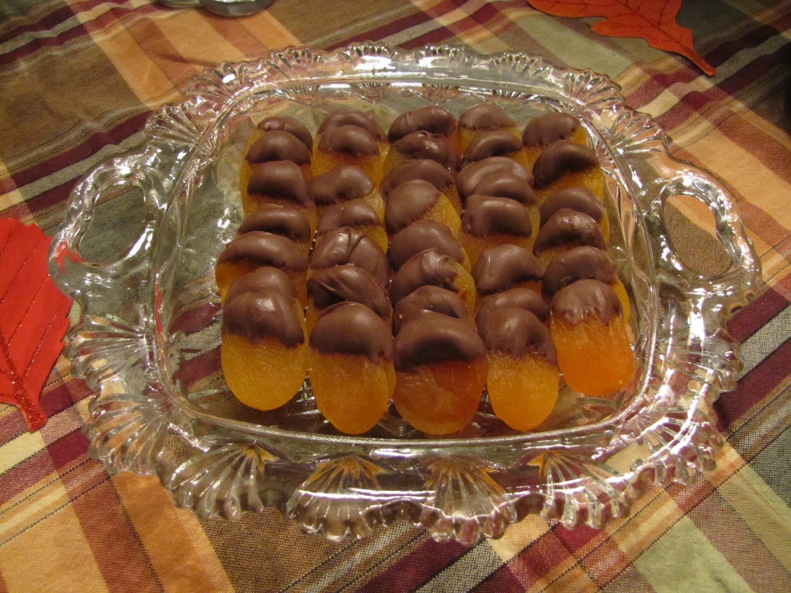 Family Heritage Cookbook Chocolate dipped Apricots
