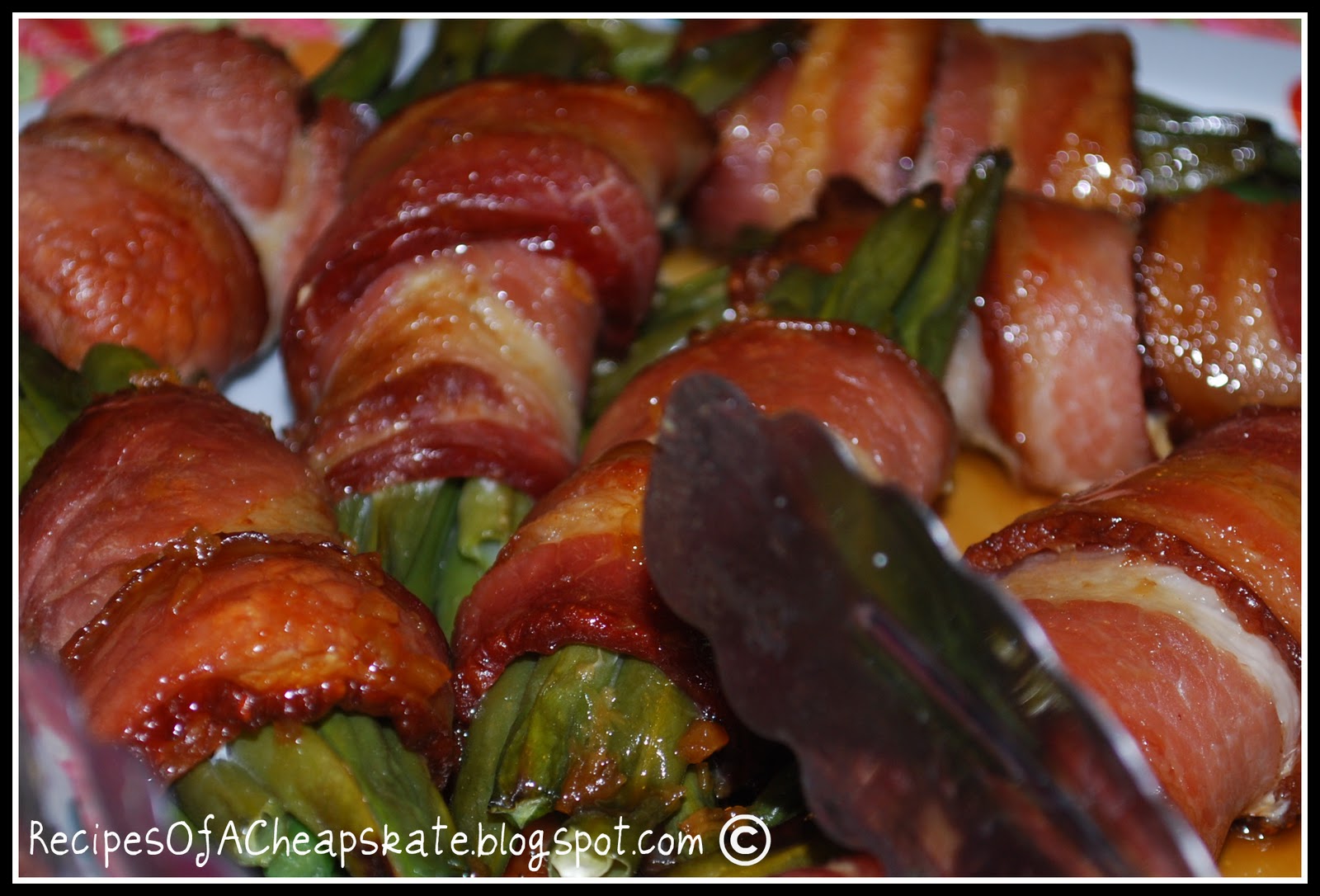 Recipes of a Cheapskate Bacon Wrapped Green Beans