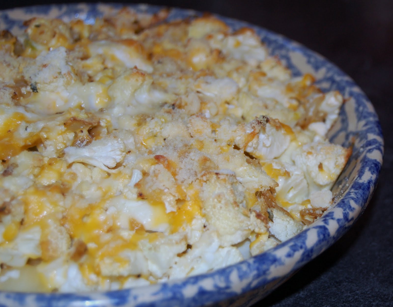Cassie Craves Cauliflower Pie with Potato Crust
