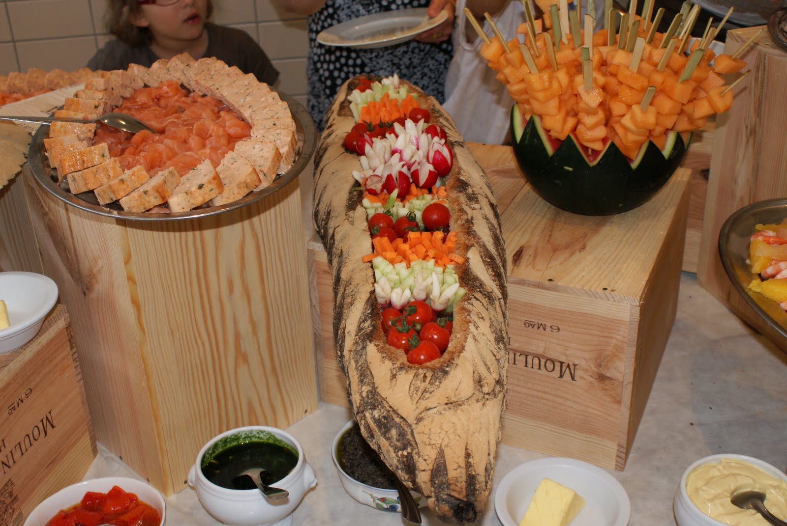 famille lameul: repas baptème