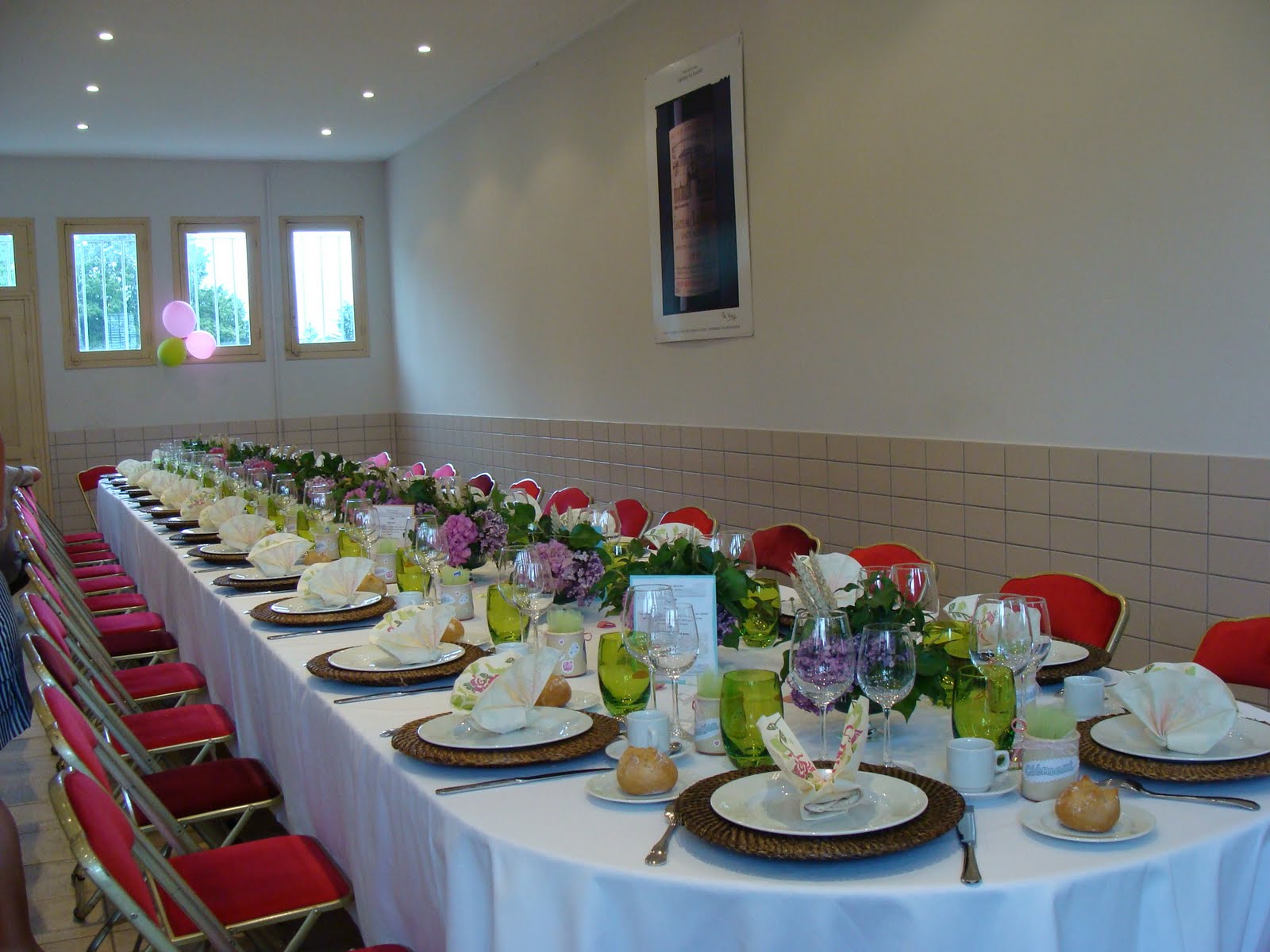 famille lameul: repas baptème