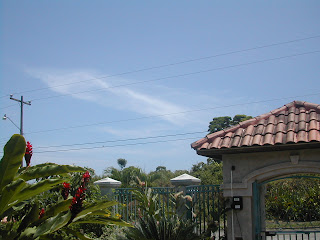 Blue sky, La Ceiba, Honduras