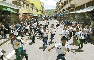 Student demonstrations, Tegucigalpa, Honduras
