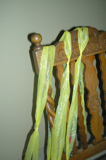 plastic yarn strips