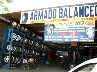 Tire shop, La Ceiba, Honduras