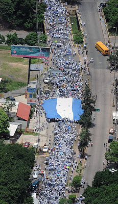 Honduras March for Peace, 7/22/09