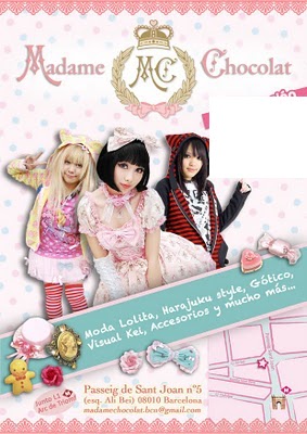 Inesperado ceja paleta CAJA DE KEKAS: Madame Chocolat: Ropa gótica Lolita