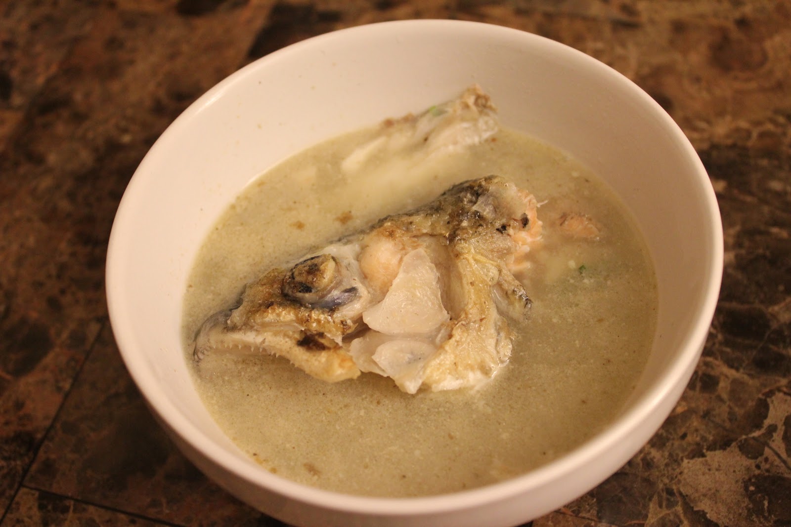 Another Day in Paradise Cooking Diary "Scaring" Fish Head Soup
