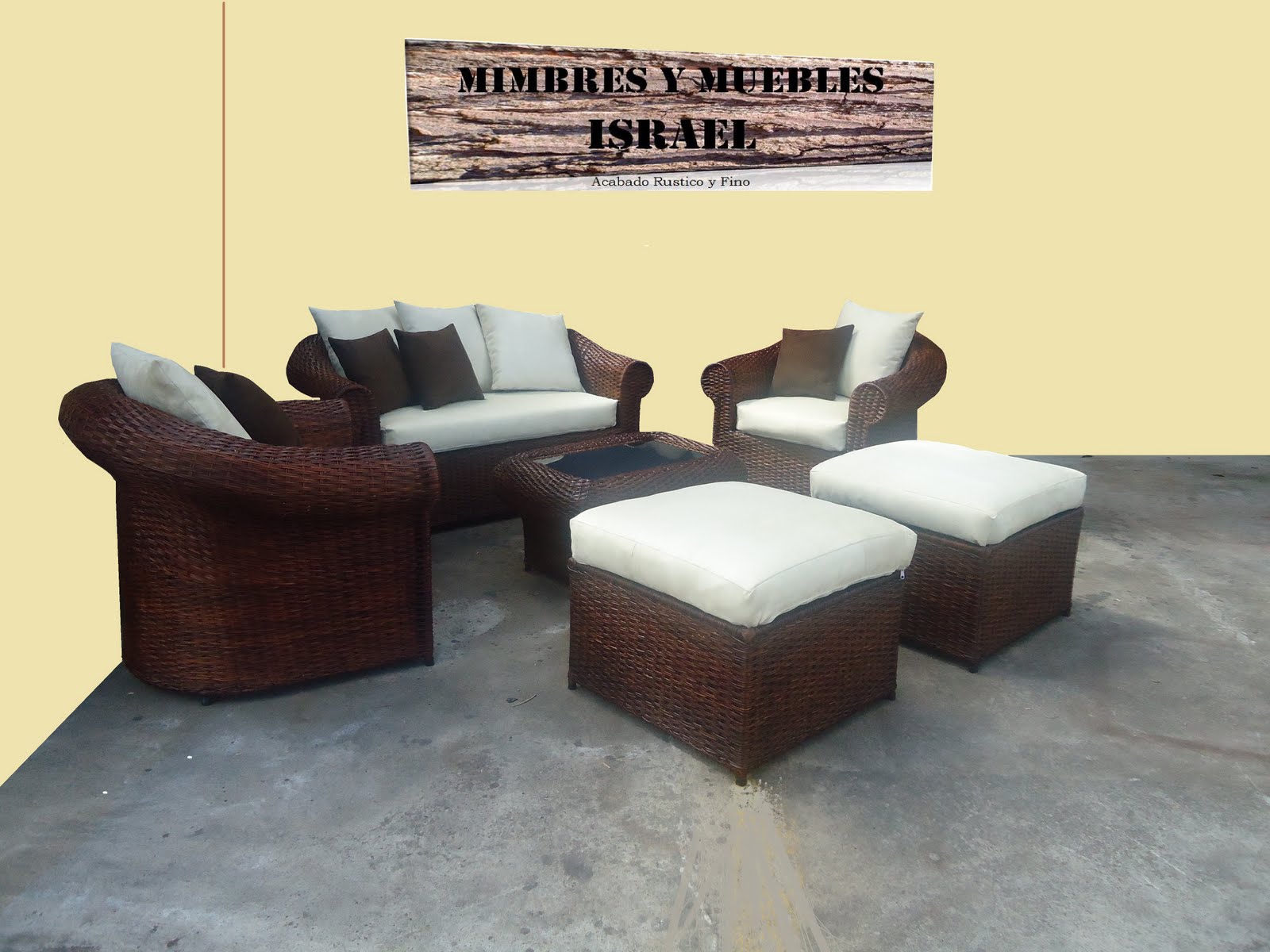 MIMBRES Y MUEBLES RUSTICOS Y FINOS MUEBLES DE MIMBRE