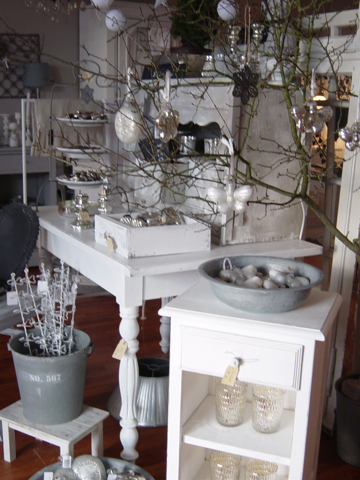 Frau K shabby chic Weihnachtsdeko Klappe die II.