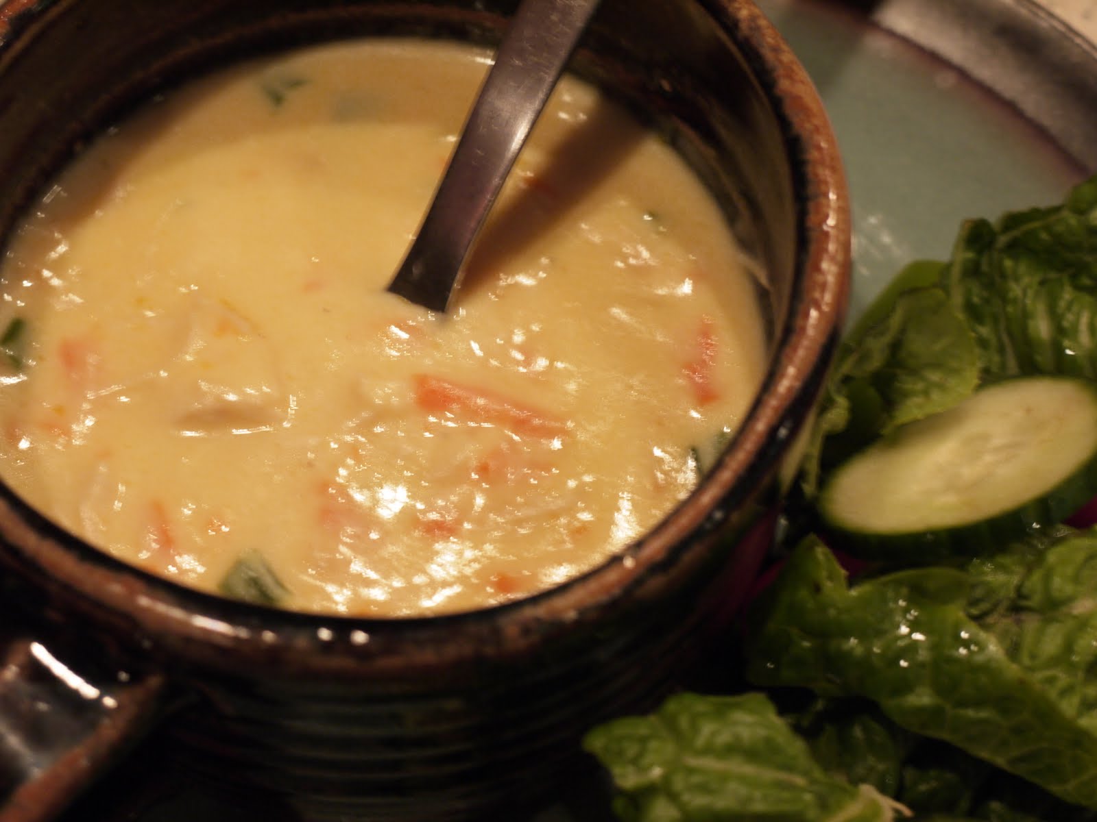 The Bad Girl's Kitchen: Thick & Hearty Chicken Cheese Soup