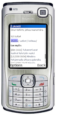 Tämä ei ole minun puhelimeni, vaan wap-emulaattori netistä