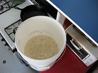 Sake after primary fermentation Sake after primary fermentation