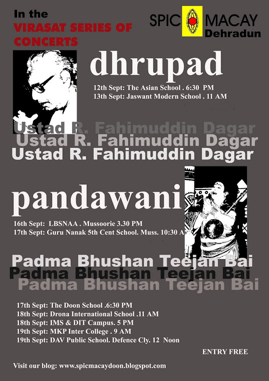 Poster Dhrupad & Pandawani