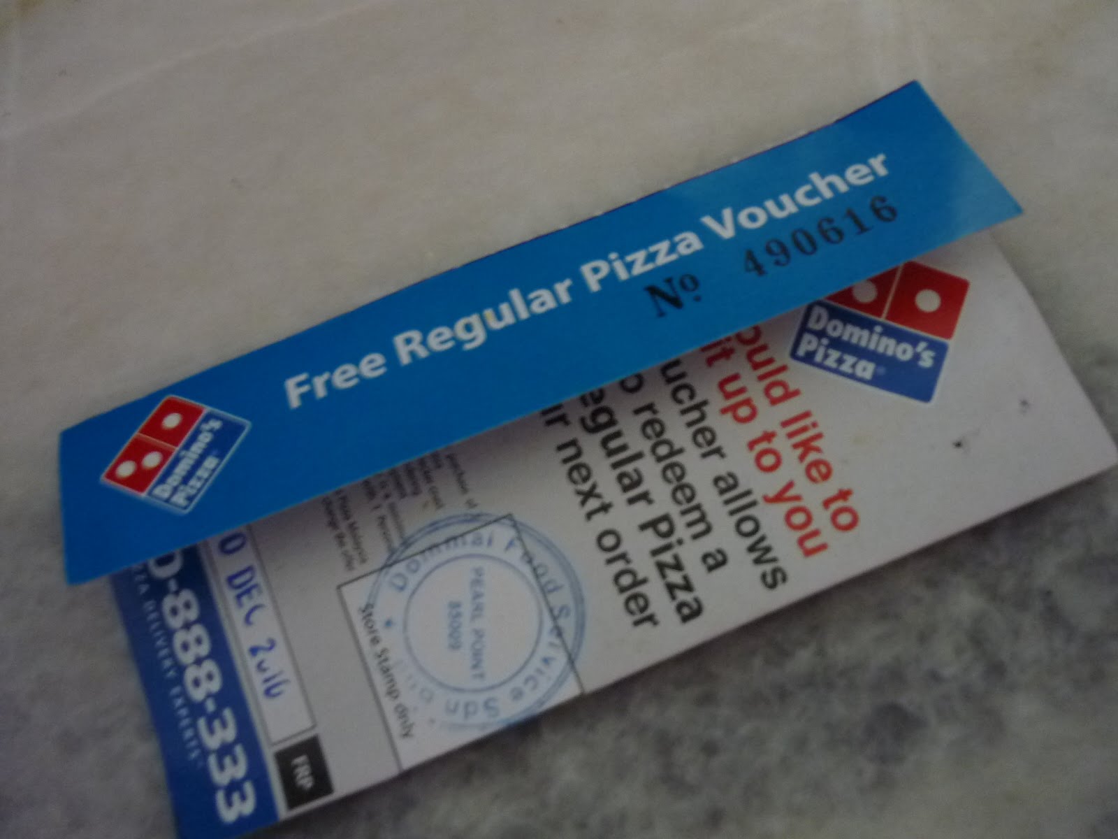 My Life &amp; My Loves . Domino�s Pizza