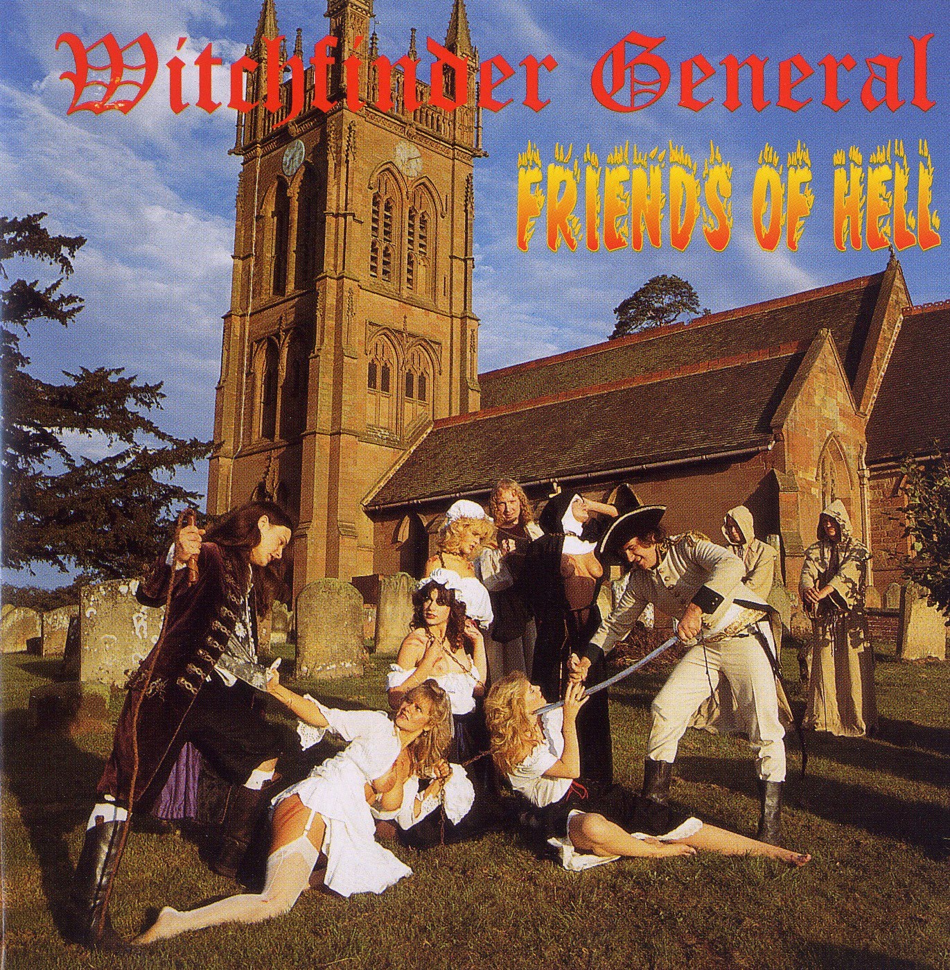 Maglietta Ufficiale Witchfinder General Friends Of Hell - Nera - Unisex