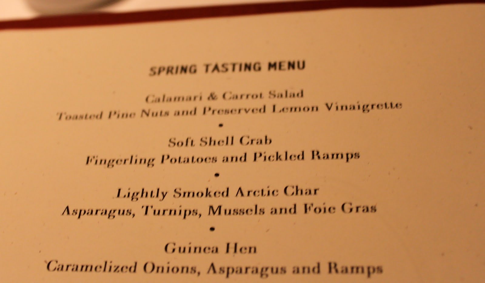 Domestic Divas Blog: Wordless Wednesday: Gramercy Tavern's Spring ...