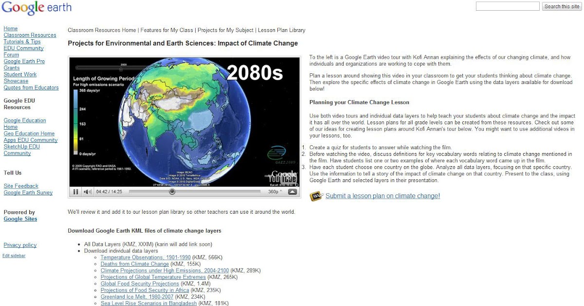 Global warming projects for students download