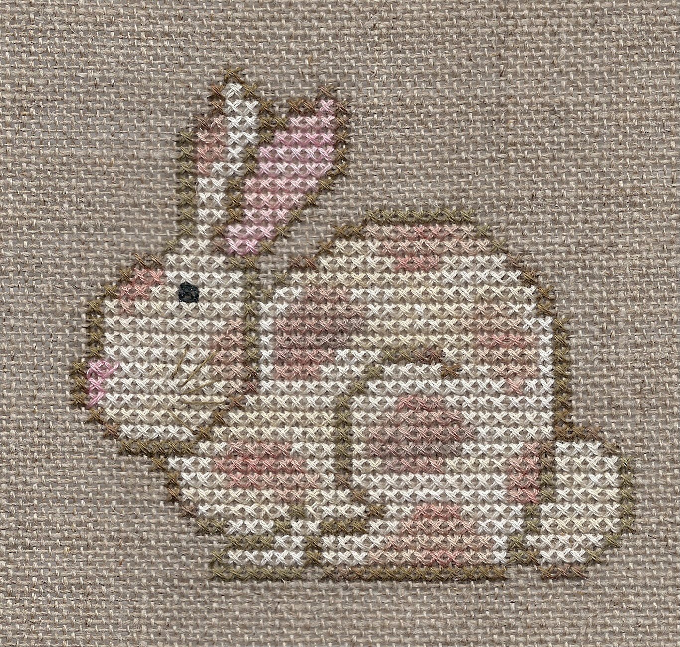 Garden Grumbles and Cross Stitch Fumbles: Fanci That - Rabbit