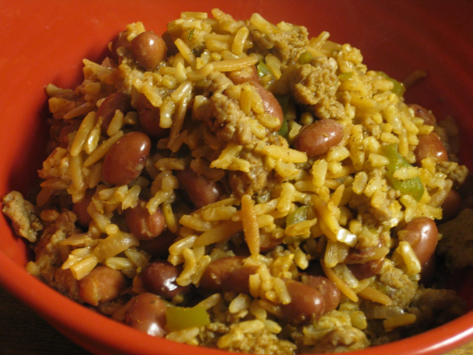 Chow Bella Dirty Red Beans and Rice Pilaf