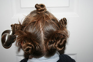 One Crazy Do Holiday Twisty Buns Cute Girls Hairstyles
