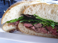 Skirt Steak Sandwich, The Cannery Restaurant, Port of Vancouver, BC