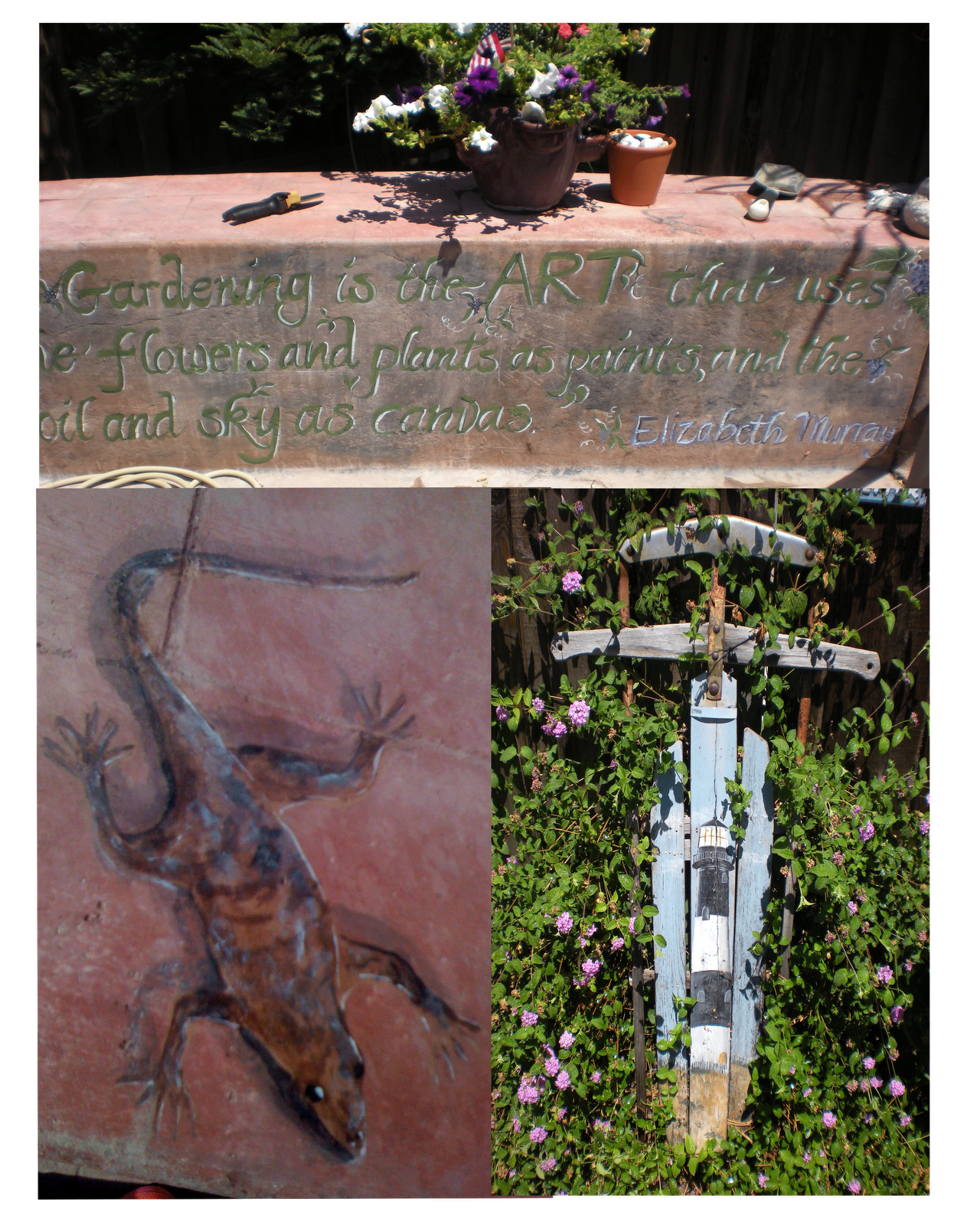 MERMAID'S PALETTE Garden Art