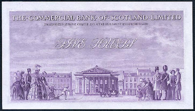 Scotland Commercial Bank 5 Pounds banknote