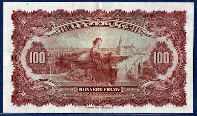 Luxembourg paper money currency