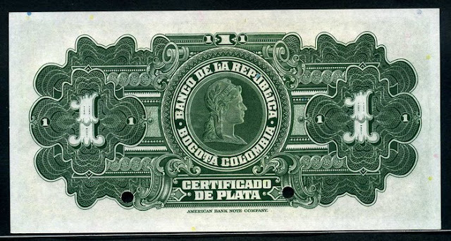 Colombian Peso banknotes notes bills