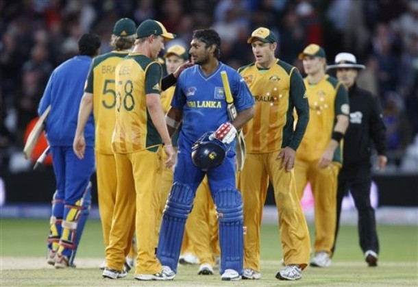 [Sri+Lanka's+captain+Kumar+Sangakkara,+centre,+is+congratulated+by+Brett+Lee.jpg]