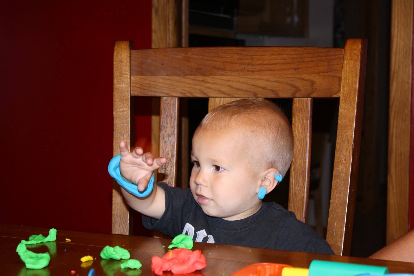 Living this life with them.... PlayDoh Jewelry