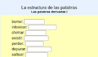 La estructura de las palabras