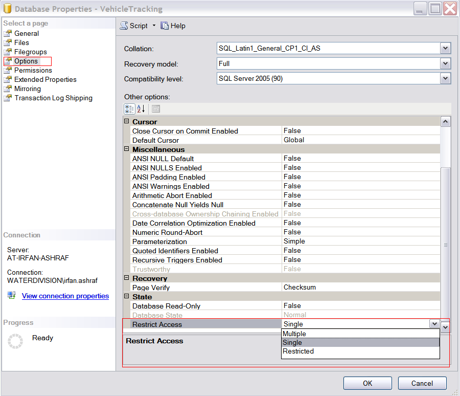 Coding How: Start Sql Server Database In Single User Mode