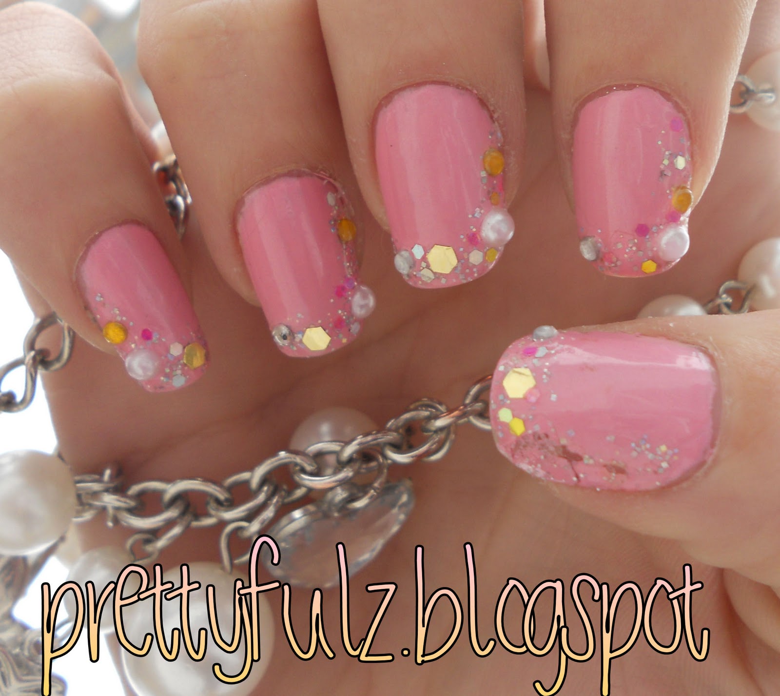 Prettyfulz PINK DECO NAIL ART DESIGN Japanese Inspired Nail Art Design