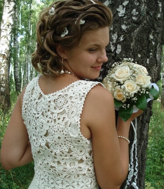 Enviar zona aislamiento Vestidos de novia a crochet ~ Solountip.com