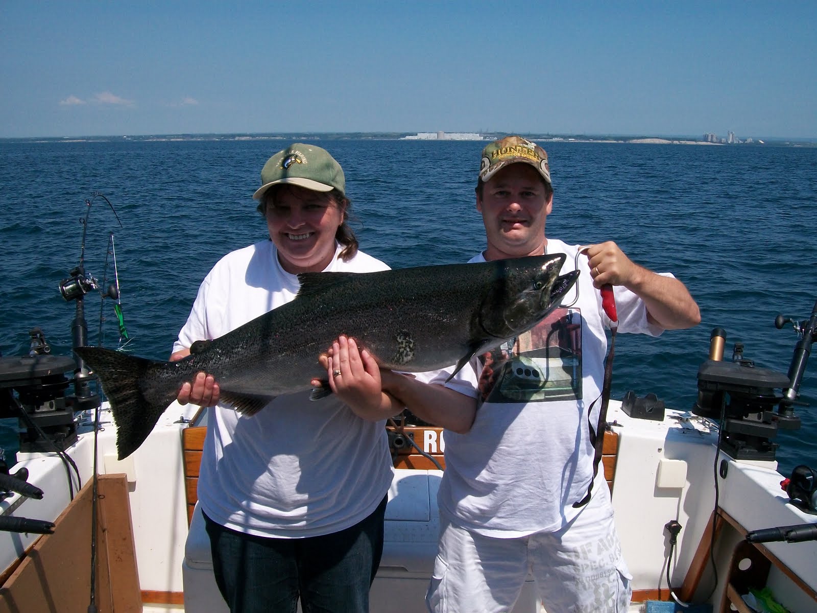 guide Lac Ontario saumon chinook . coho et truite steelhead