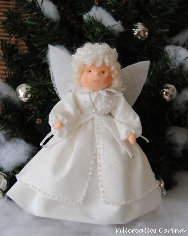 Viltcreaties Corina Kerst engeltjes!