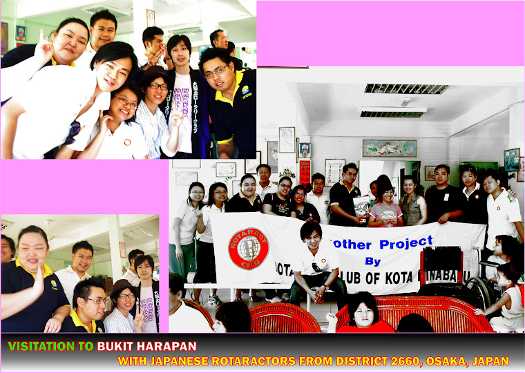 Visitation to Bukit Harapan with Japanese Rotaractors from District 2660 (1st November 2008)