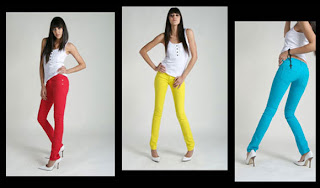 About Jeans: colored jeans