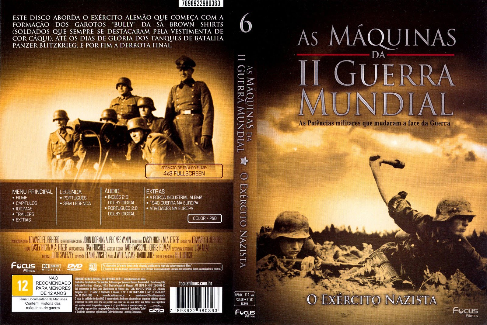 Capas Documentários As Máquinas da 2° Guerra Mundial Volume 6 O