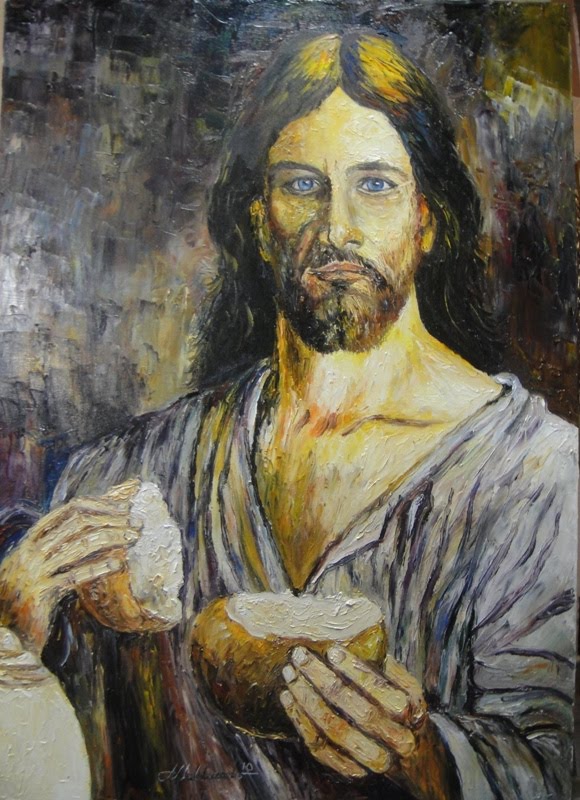 antoniomaldonado.art.sorocaba 1613 Jesus e o Pão 70x50