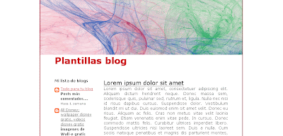 Plantilla blog blogger gratis Abstracta