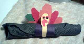 turkey thanksgiving napkin ring