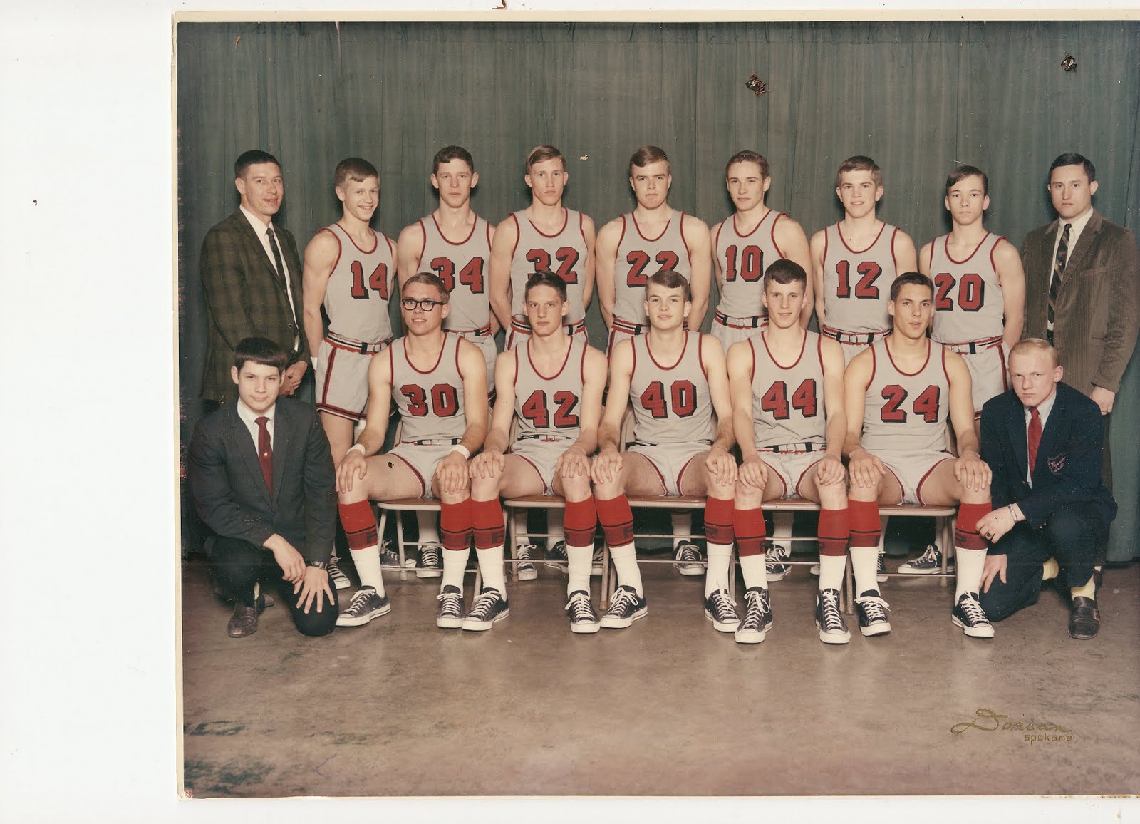 1970 Reardan basketball team