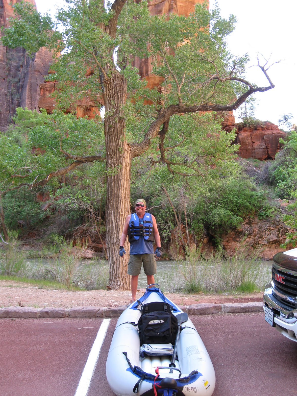 the.arys gary and mary May 14 15 Zion Kayaking the Virgin River