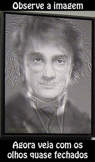 Olha para esta Imagem, Depois olhe para ela com os Olhos quase Fechando e depois