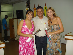 Vereador Edmundo da Rosa, Vereadora Cíntia Souza e Vereadora Catarina Vasconcelos